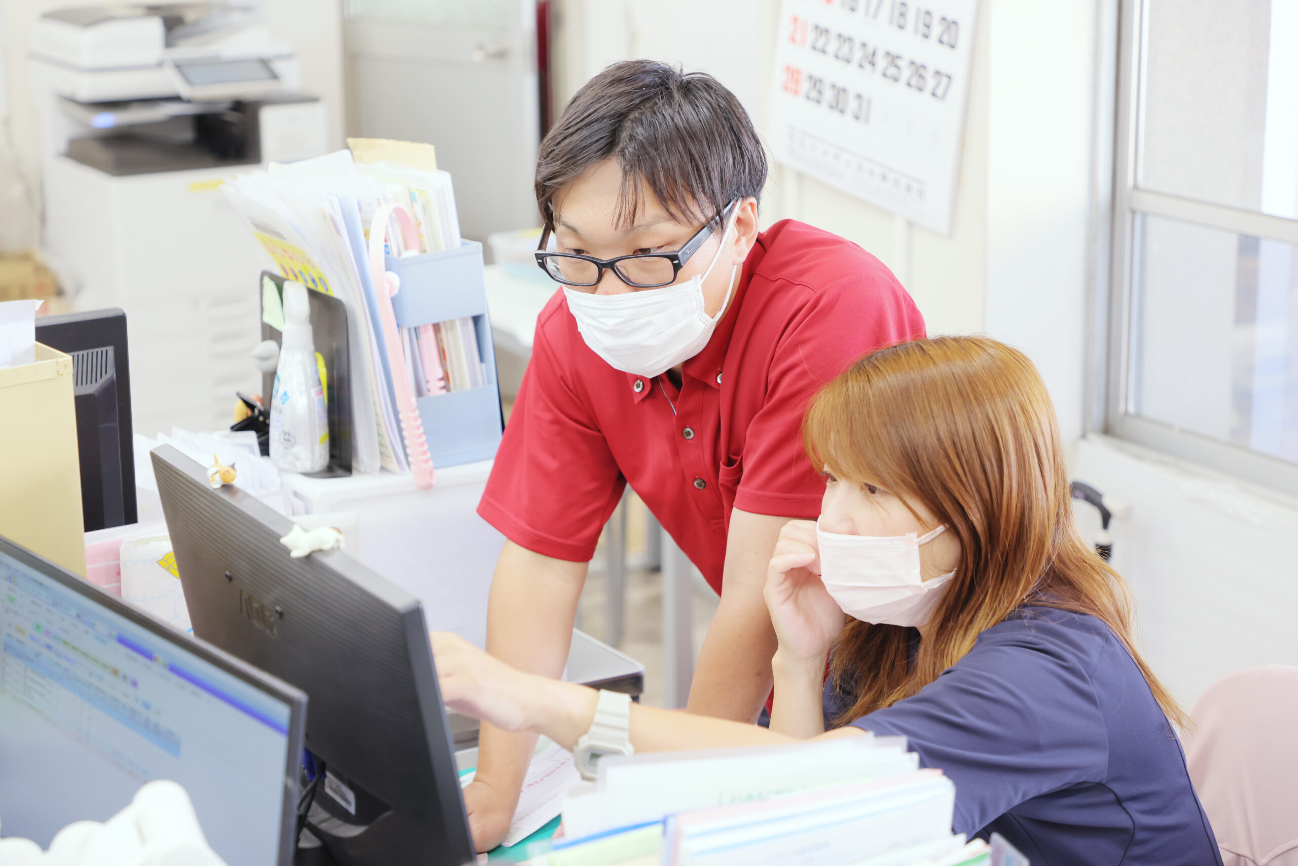 京都府宇治市にある社会福祉法人あじろぎ会 宇治病院ケアプランセンターで働く介護支援専門員（ケアマネジャー）