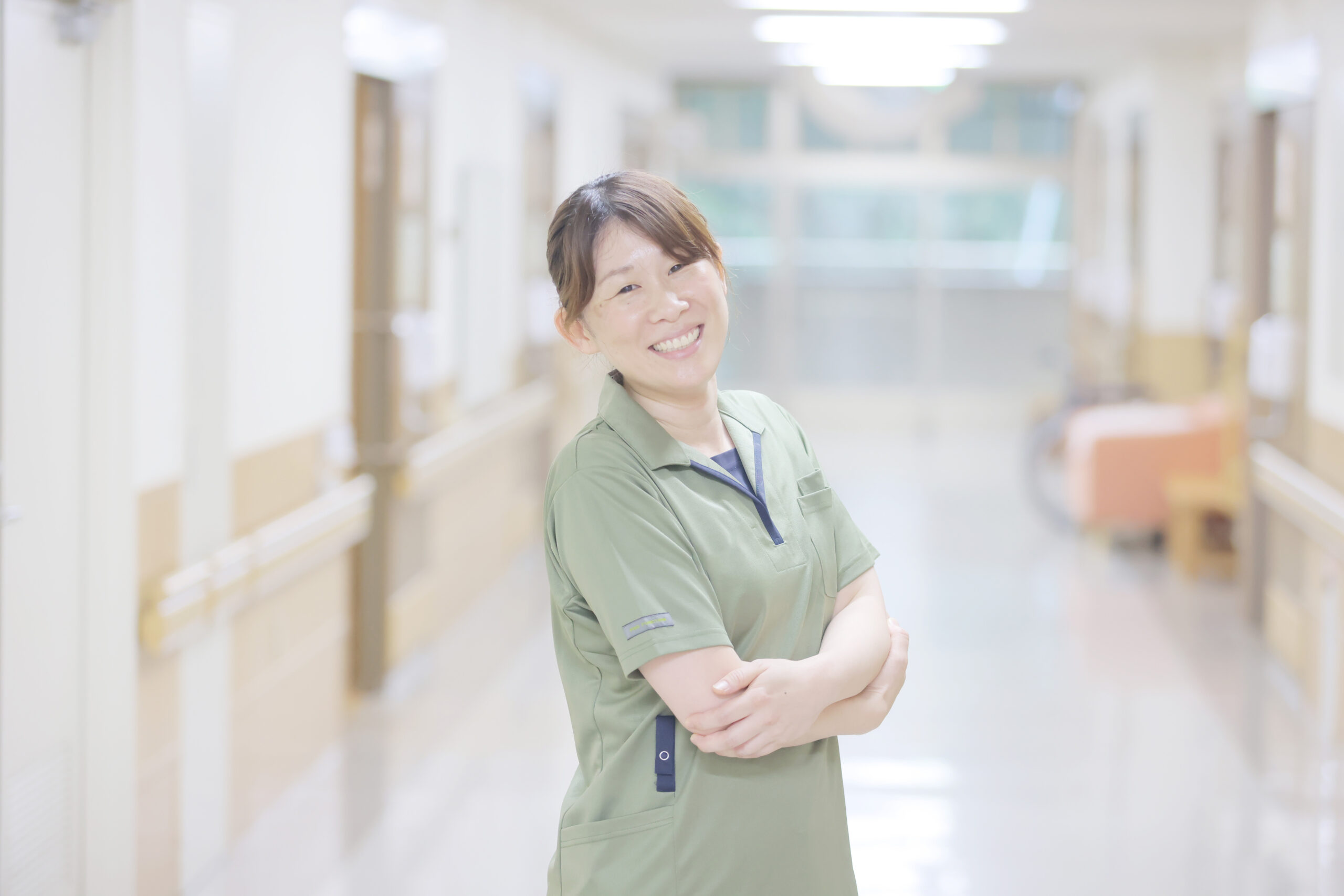 京都府宇治市にある社会福祉法人あじろぎ会 笠取ふれあい福祉センターで働く介護スタッフ