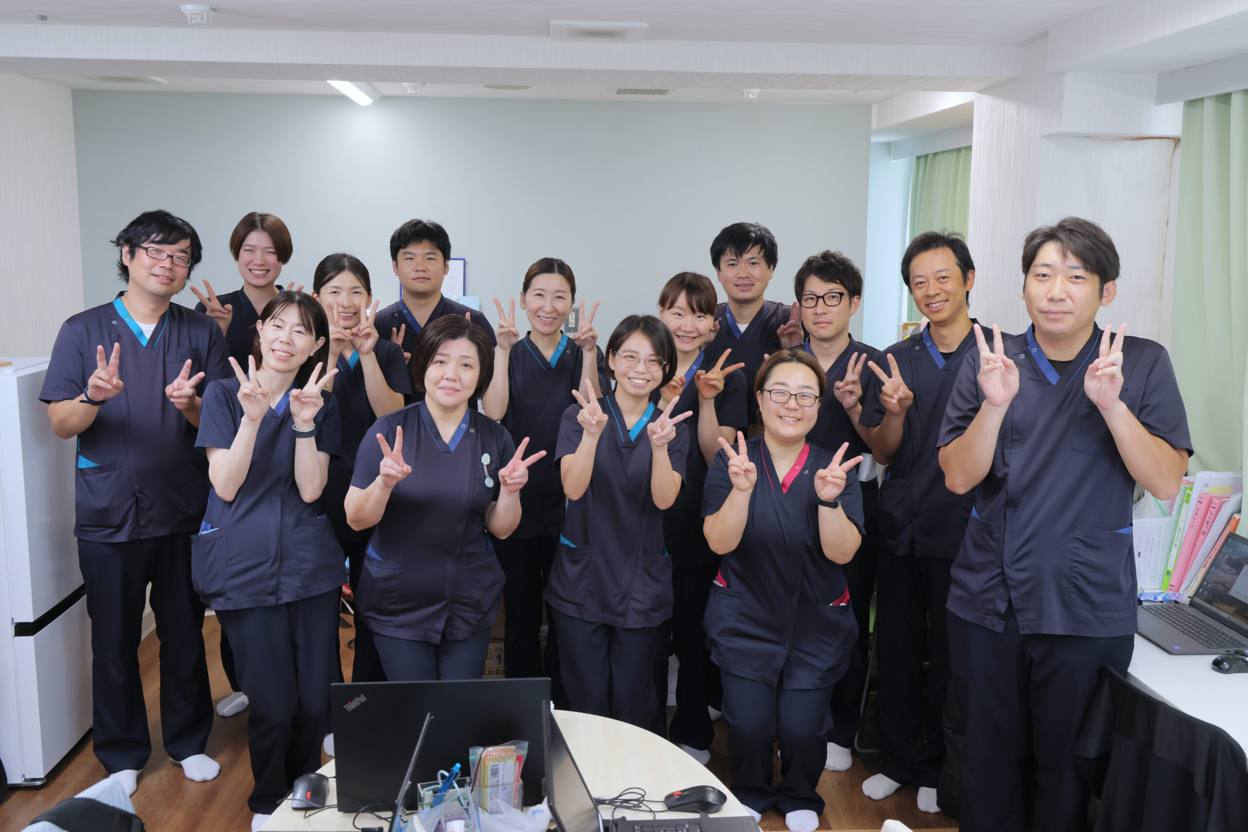 京都府宇治市にある社会福祉法人あじろぎ会宇治病院訪問リハビリテーションで働くセラピスト