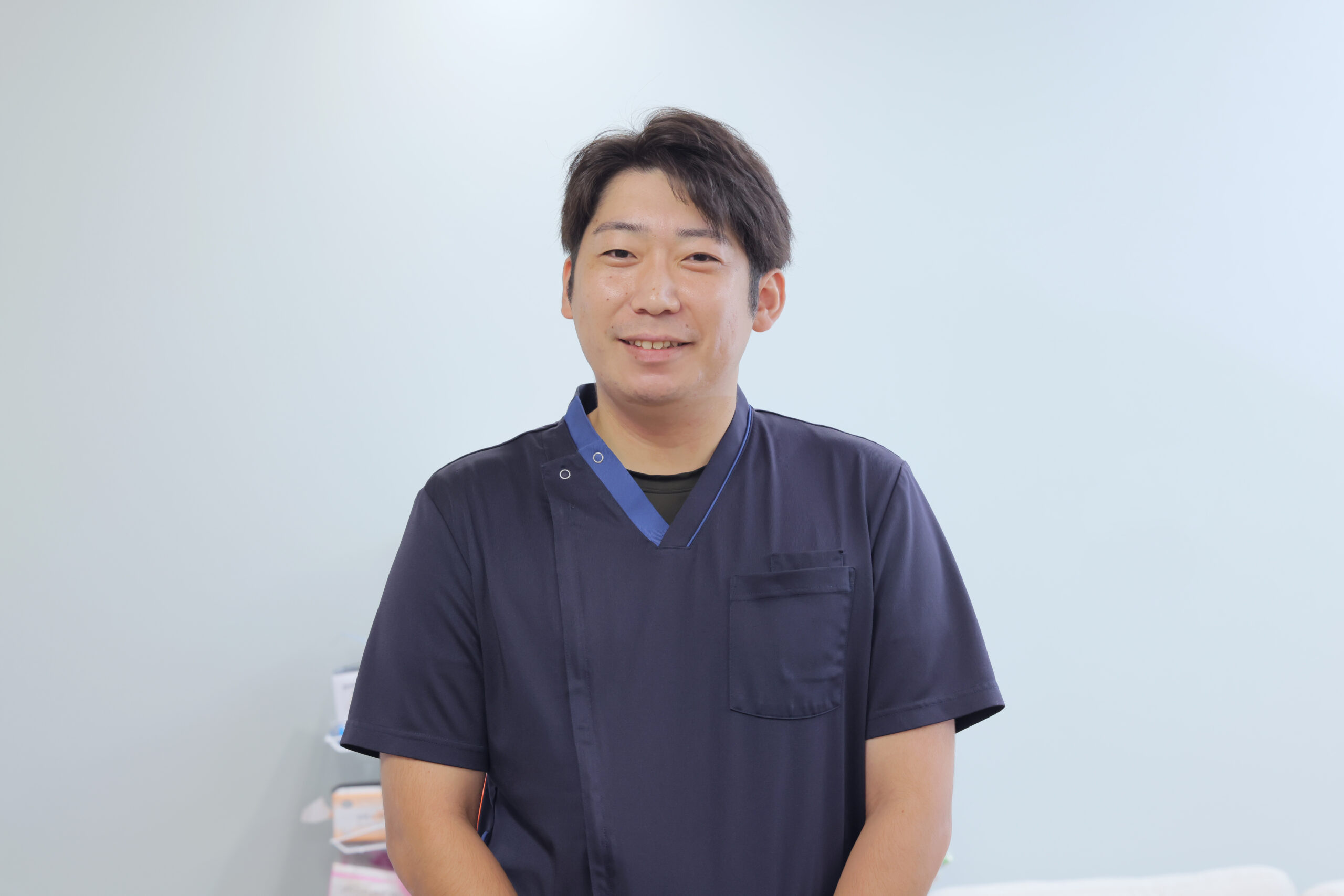 京都府宇治市にある社会福祉法人あじろぎ会宇治病院訪問リハビリテーションで働く理学療法士