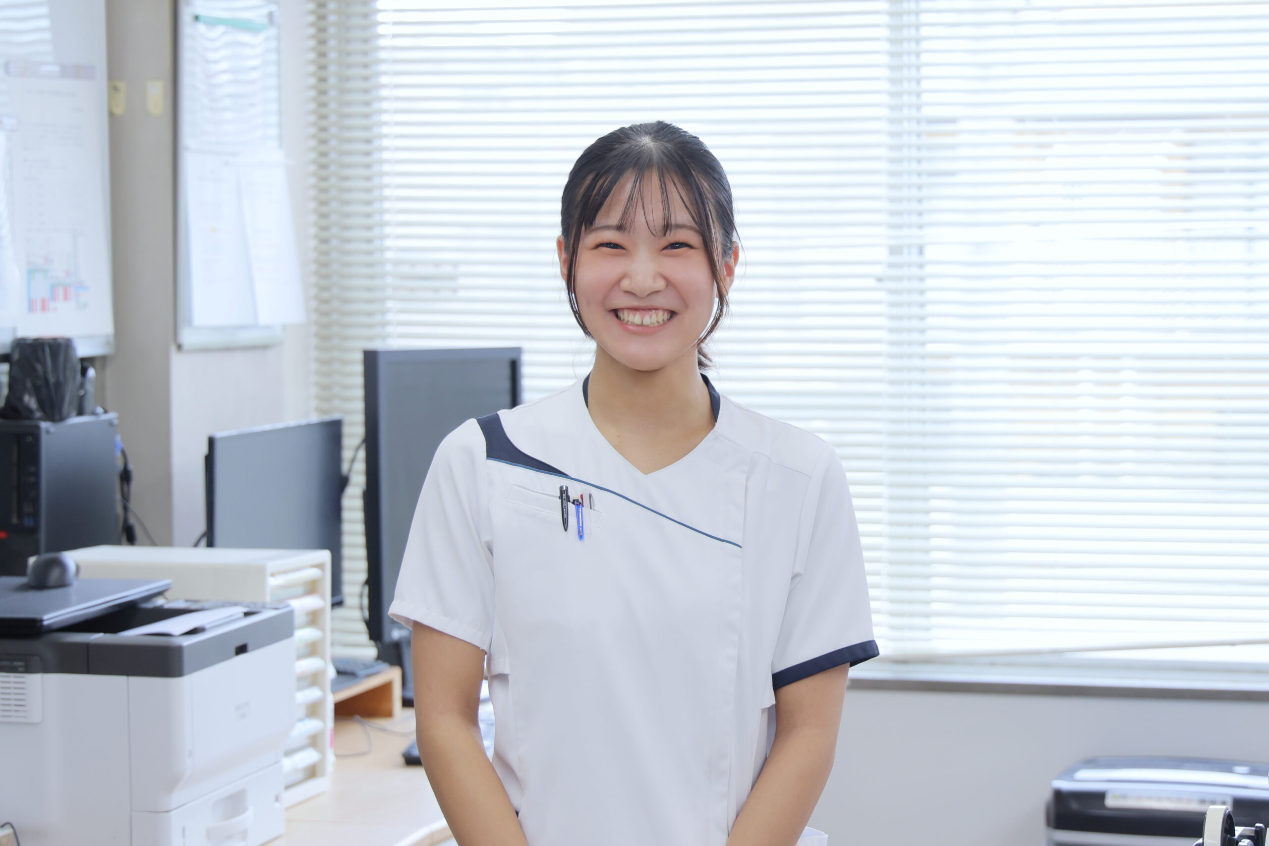 京都府宇治市にある社会福祉法人あじろぎ会宇治病院の障害者病棟で働く看護師