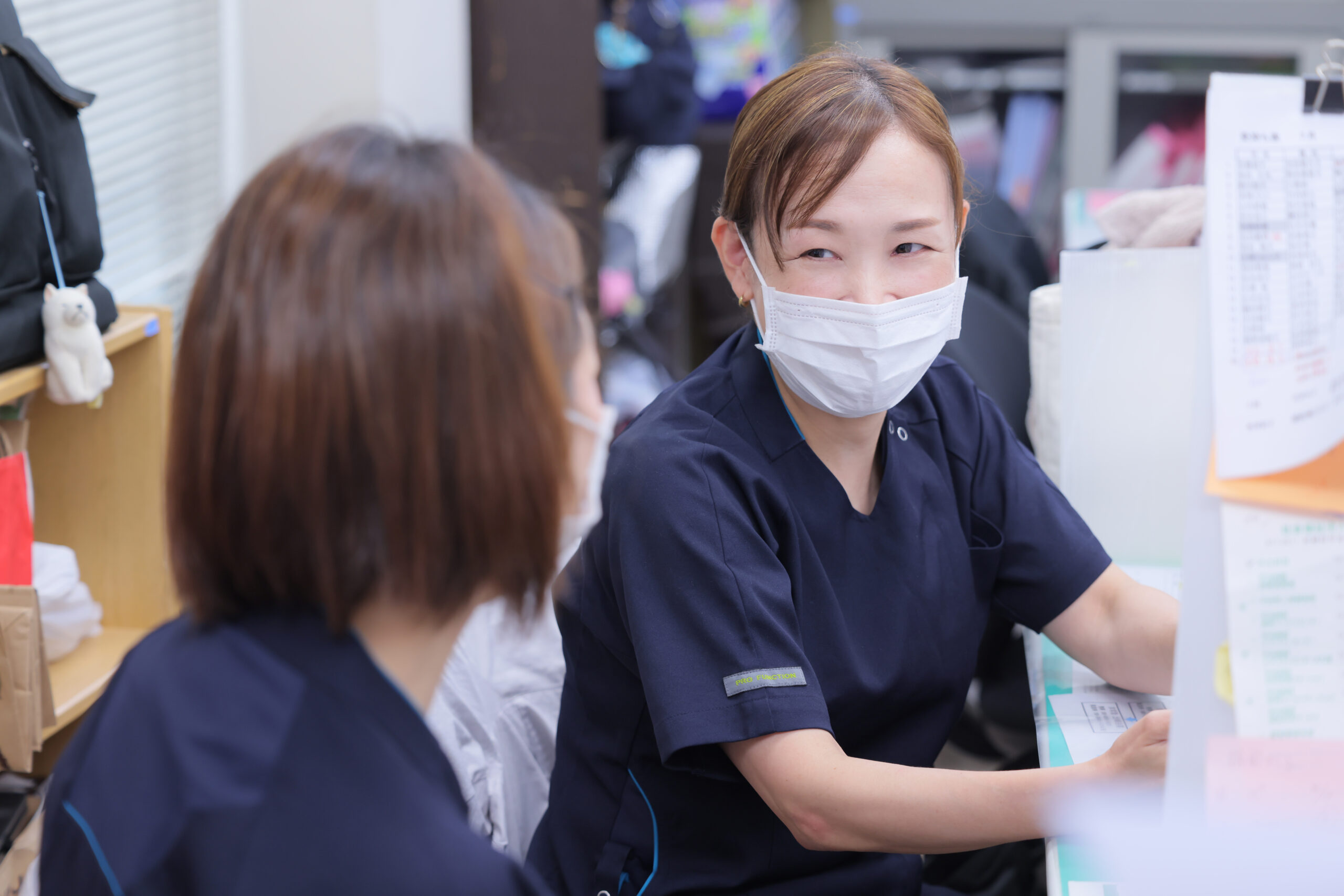 京都府宇治市にある社会福祉法人あじろぎ会宇治病院訪問看護ステーションで働く訪問看護師