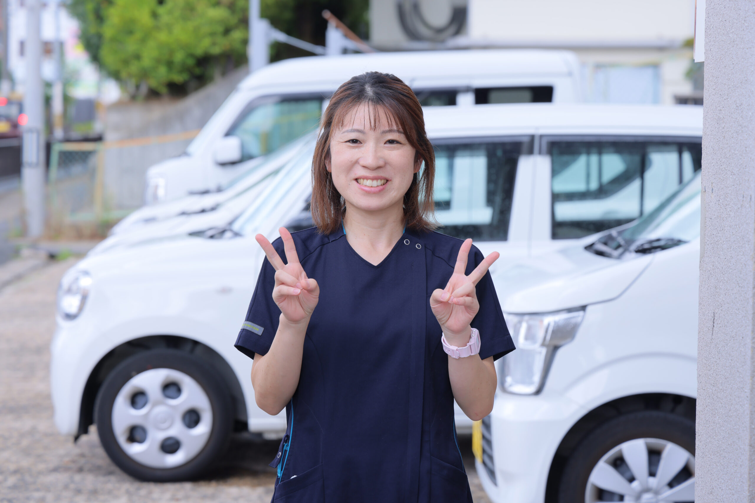 京都府宇治市にある社会福祉法人あじろぎ会宇治病院訪問看護ステーションで働く訪問看護師