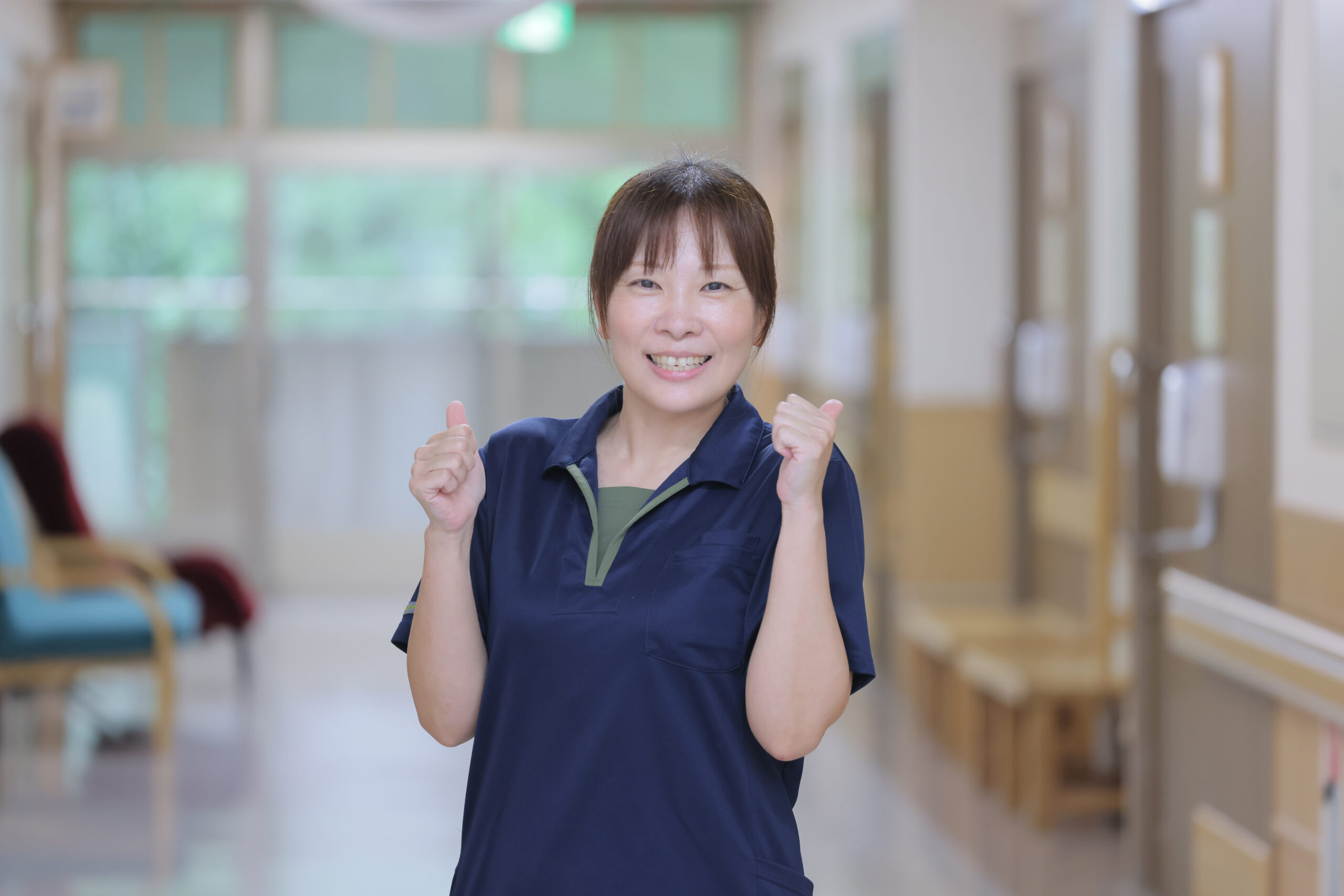 京都府宇治市にある社会福祉法人あじろぎ会 笠取ふれあい福祉センターで働く介護スタッフ