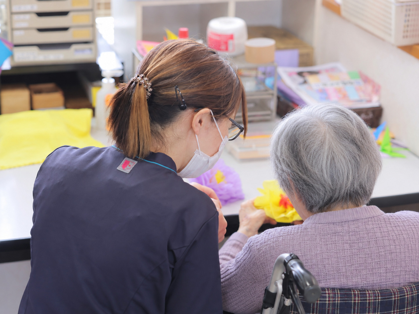 京都府宇治市にある社会福祉法人あじろぎ会 平成老人保健施設で働く作業療法士